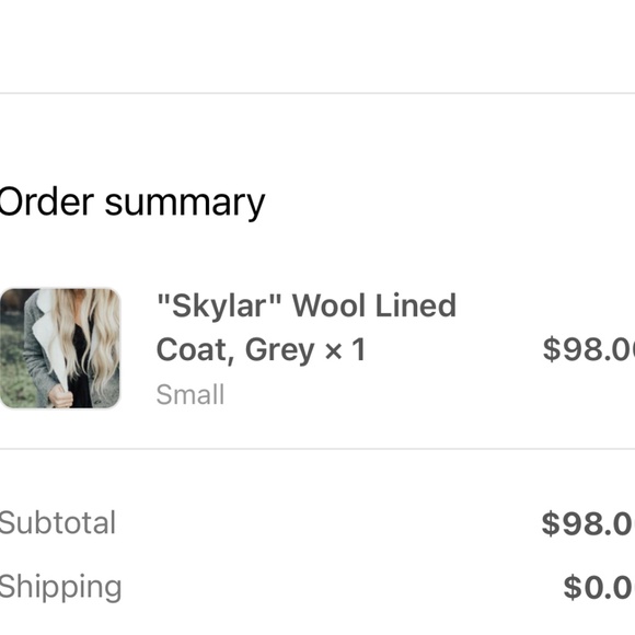 Wool lined coat - Picture 3 of 4